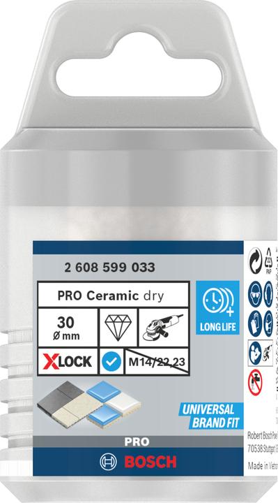 Produktbild Bosch Professional Zubehör PRO Core Cutter dry X-Lock, 30 x 35 mm (30 Millimeter)