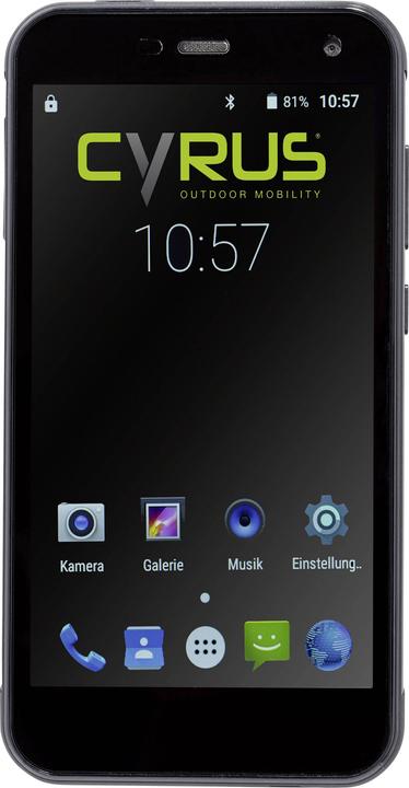 Produktbild Cyrus CS 28 - Hipster (32 GB, Black, 5", Hybrid Dual SIM, 13 Mpx, 4G)