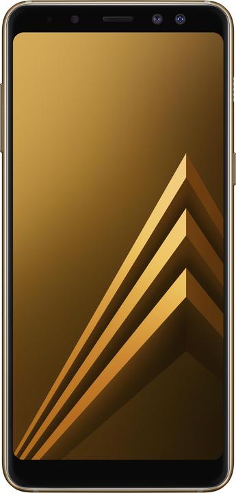 Samsung Galaxy A8 2018 (32 Go, Or, 5.60", Double SIM + SD, 16 Mpx, 4G)