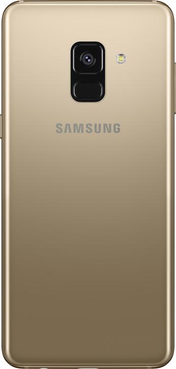 Actual product image Samsung Galaxy A8 2018 (32 GB, Gold, 5.60", Dual SIM + SD, 16 Mpx, 4G)