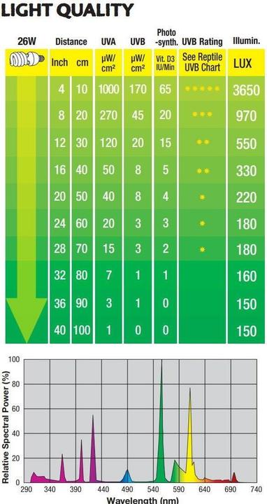 Immagine prodotto Exo Terra Tubo fluorescente compatto Repti Glo 5,0 26 W (UVB, UVA)