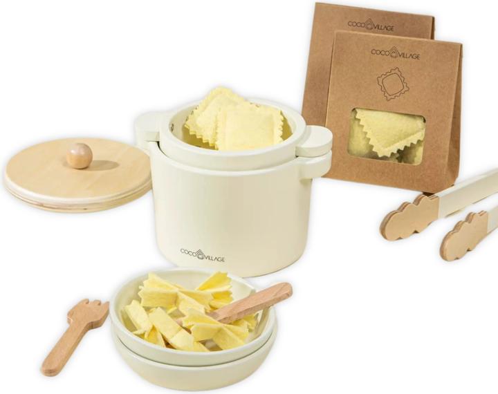 Actual product image Coco Village Wooden Pasta Playset