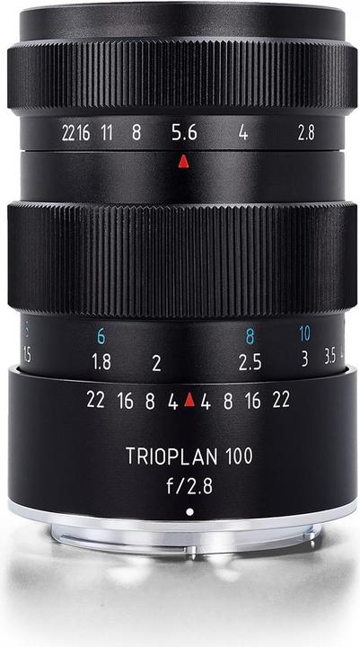 Actual product image Trioplan 100 f2.8 (M42, APS-C / DX)