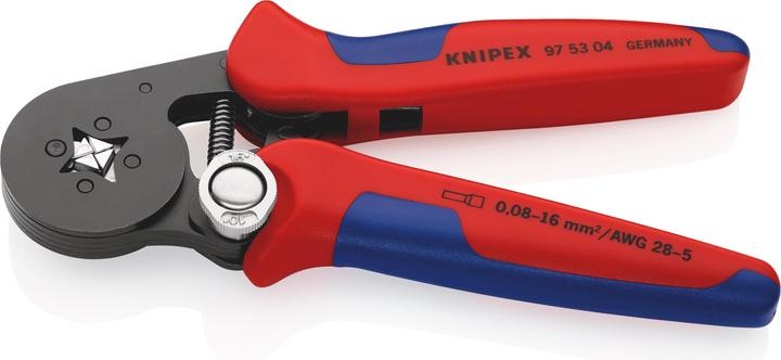 Knipex Selbsteinstellende Crimpzange für Aderendhülsen (180 mm)