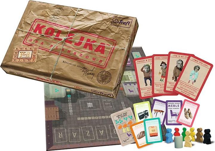 Image du produit Trefl PRL KOLEJKA - quee - jeu de société de (Polonais)