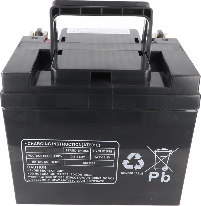 Actual product image Multipower MP40-12 12V 40Ah Bleiakku AGM Blei Gel Akku (12 V, 40 Ah)