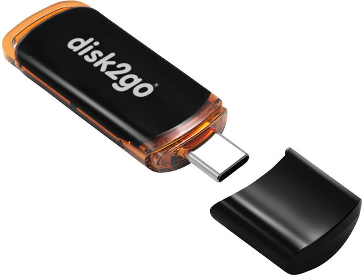 Image du produit Disk2go Clé USB solo 64 Go (64 Go, USB-C)