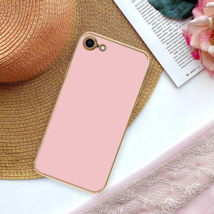 Actual product image Cadorabo Case for Apple iPhone 7 / 7S / 8 / SE 2020 in TPU with camera protection LM130 Style (Apple iPhone 7, Apple iPhone SE (2nd Gen))
