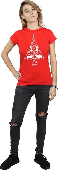 Immagine prodotto Disney Frozen Christmas Tree Maglietta Donna (L)