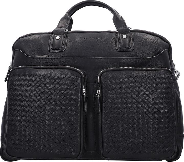 Bugatti Woven Aktentasche Leder 48 cm