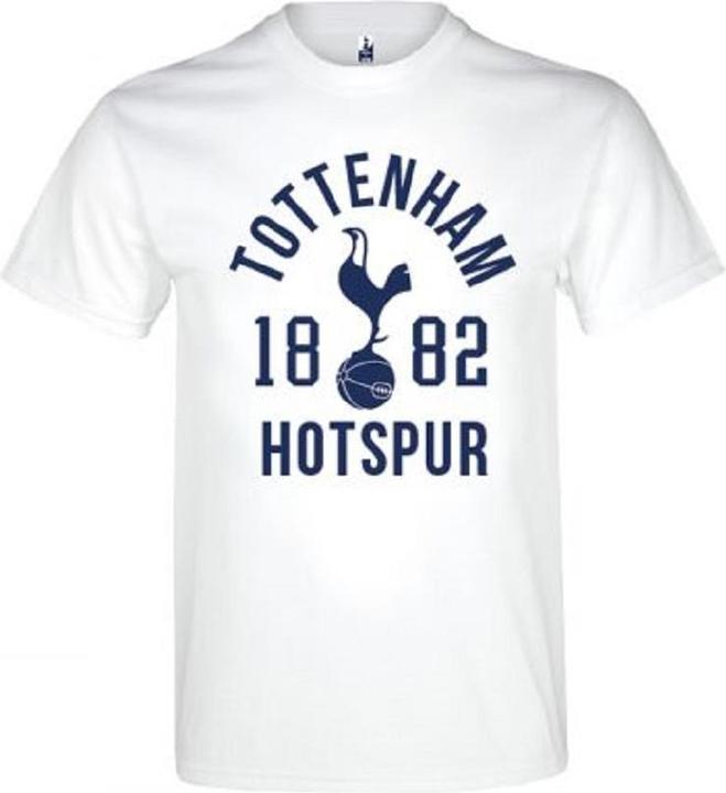 Tottenham Hotspur FC Spurs Erwachsene 1882 Design TShirt Weiss (S)