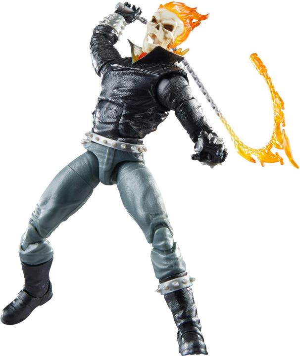Produktbild Hasbro Marvel 85th Anniversary Marvel Legends Actionfigur mit Fahrzeug Ghost Rider 15 cm