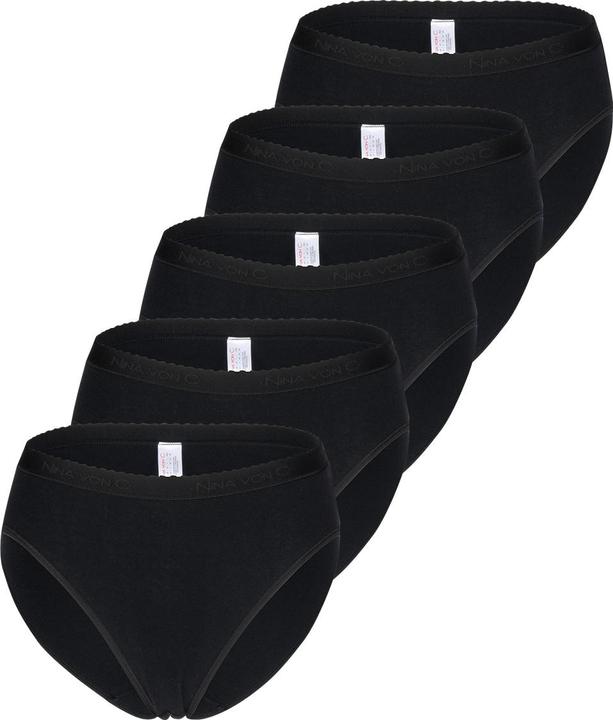 Immagine prodotto Nina von C. Confezione da 5 slip midi Basic (38, M, Confezione da 5 pezzi)