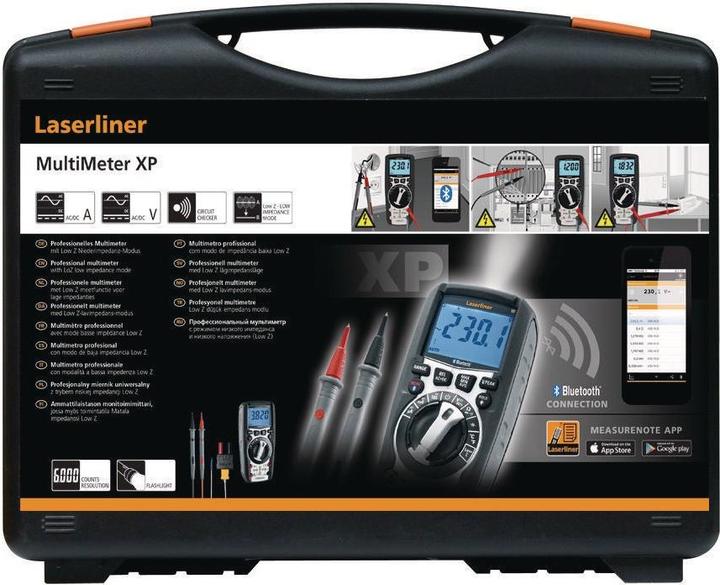 Actual product image Laserliner MultiMeter XP (BT) (CAT III 1000V, CAT IV 600V)