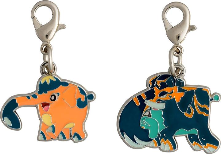 Pokémon Pokemon Center - Cufant, Copperajah Schlüsselanhänger - 2 Stück