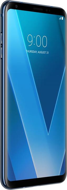 LG V30+ (128 GB, Moroccan Blue, 6", Hybrid Dual SIM, 16 Mpx, 4G)