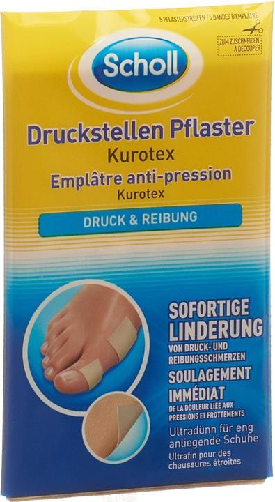 Scholl Kurotex Druckstellenpflaster (5 x)