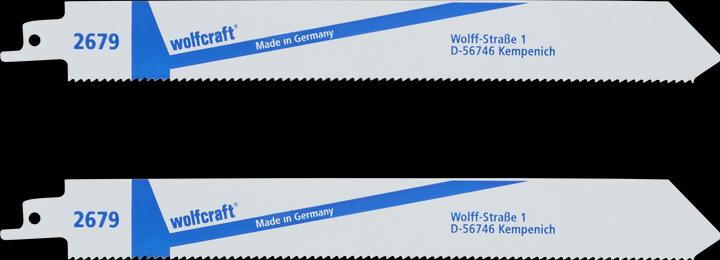 Produktbild wolfcraft wolfcraft 2 Säbelsägebl. BiM, Metall, fein, L=220