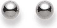 Immagine prodotto Natsumi Schmuck Orecchini a perno in oro bianco 18K/750 con pallina da 5,0 mm (Oro bianco 750/18 K)