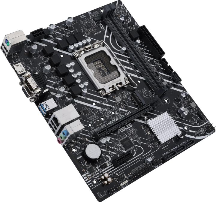 Actual product image ASUS PRIME H610M-D D4 (LGA 1700, Intel H610, mATX)
