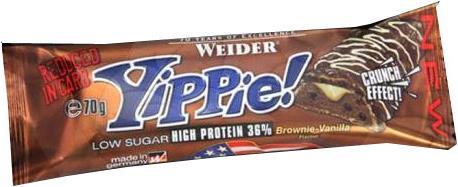 Actual product image Weider Yippie! Bar (12 x 45g) (Vanilla, 540 g)