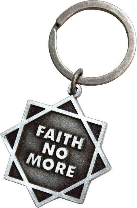 Actual product image Faith No More Star Enamel Logo Keyring