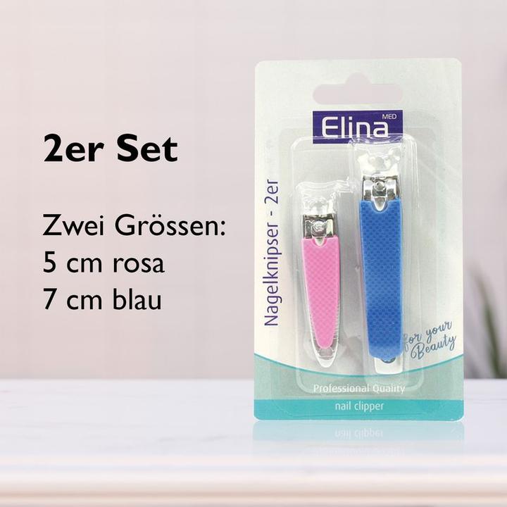 Produktbild Elina Nagelknipser Nagelklipser Nagelschneider Nagelcutter Maniküre 2er Set