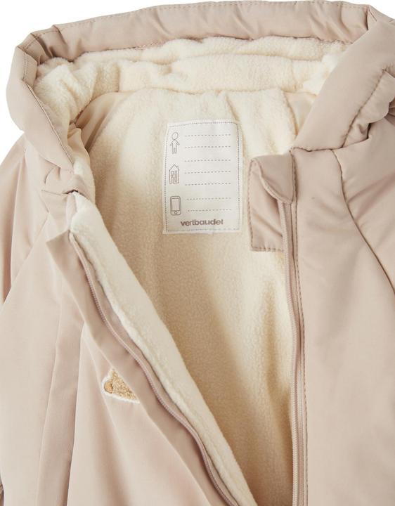 Actual product image Vertbaudet Baby winter overall with fleece lining, recycled polyester padding (74)