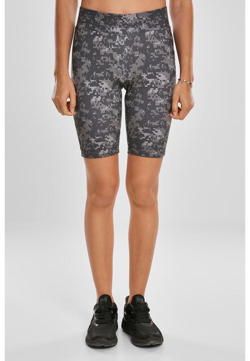 Actual product image Urban Classics Ladies High Waist Camo Tech Cycle Shorts (5XL)