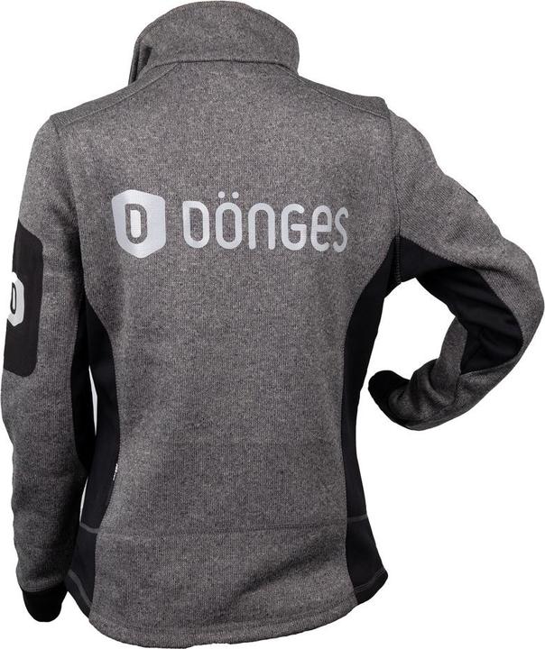 Immagine prodotto Dönges Giacca in maglia di pile "Marieke" antracite, GR.M, 3 x logo (M)