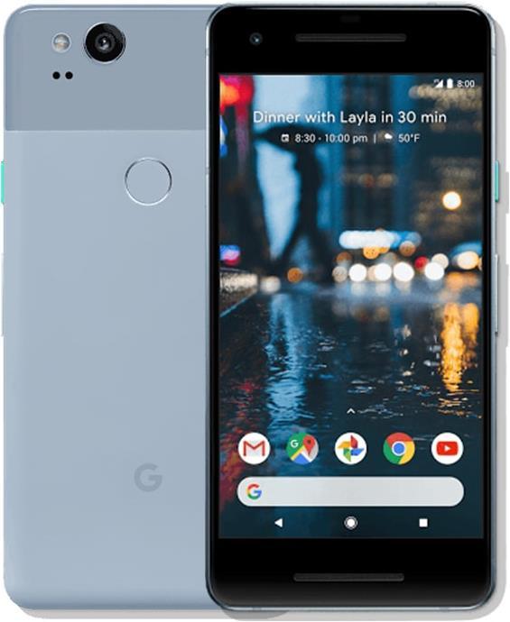 Google pixel 2 (128 GB, Blu Kinda, 5", SIM singola, 12.20 Mpx, 4G)