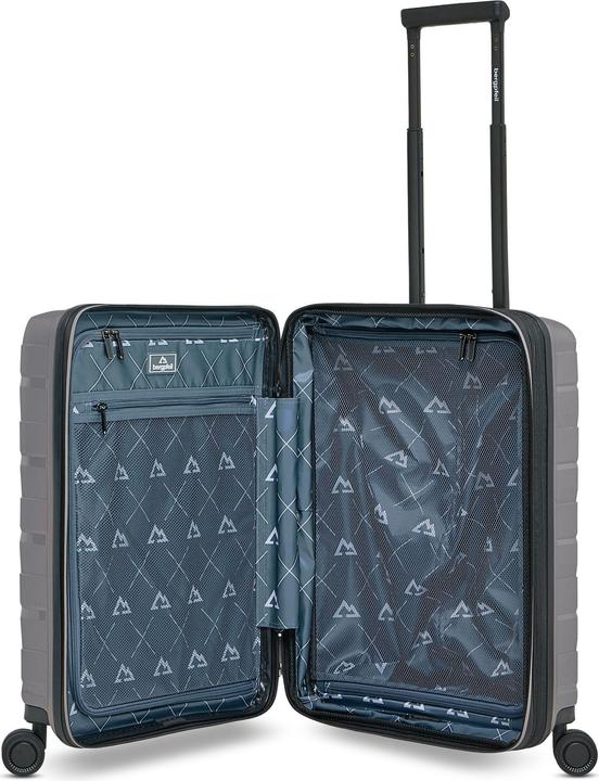 Immagine prodotto Bergpfeil Travel 4 Rollen Kabinentrolley 55 cm Laptopfach mit Dehnfalte (46 l, Bagaglio a mano (fino a 50 litri))