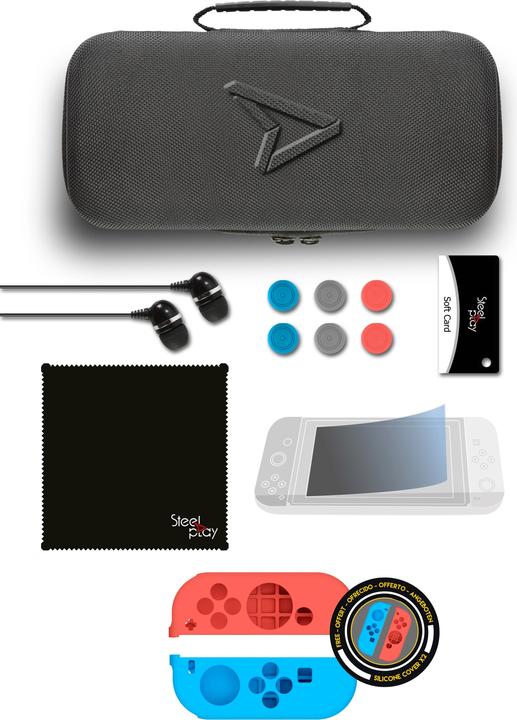 Actual product image Steelplay Carry and Protect 11 in 1 Kit (Switch)
