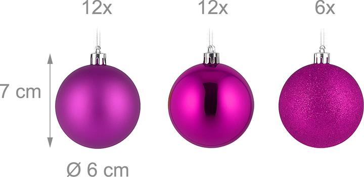 Immagine prodotto Relaxdays 30x palline-natale (30 -parte)