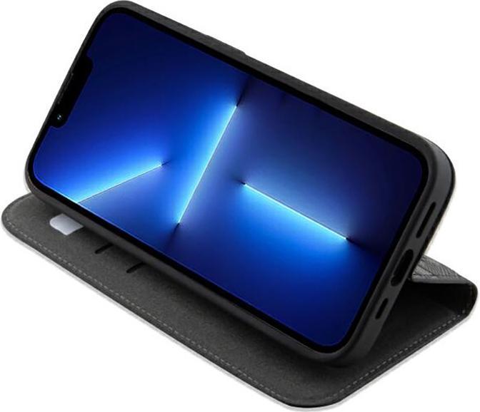 Actual product image Karl Lagerfeld iPhone 14 6.1 Saffiano Monogram bookcase (Apple iPhone 14, Apple iPhone 13)