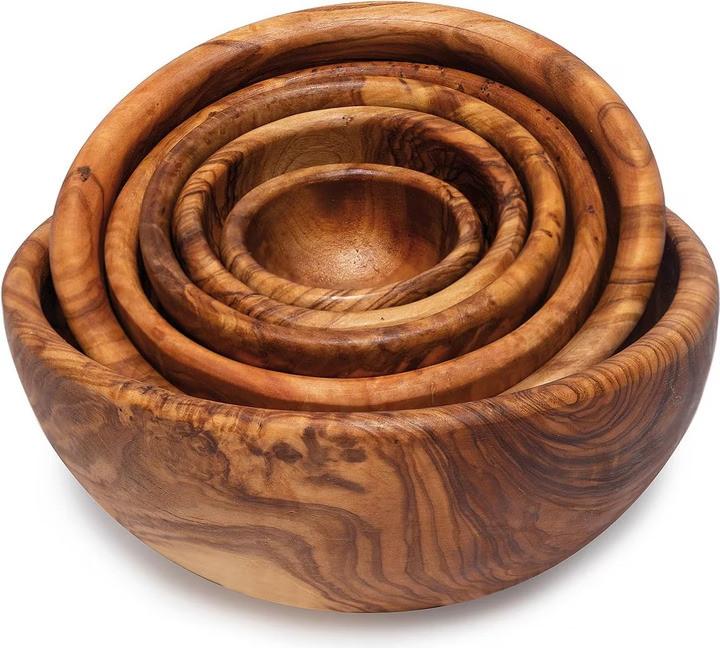 Produktbild Vivi Soaps Olivenholz Schalen 6er Set (10.50 cm)