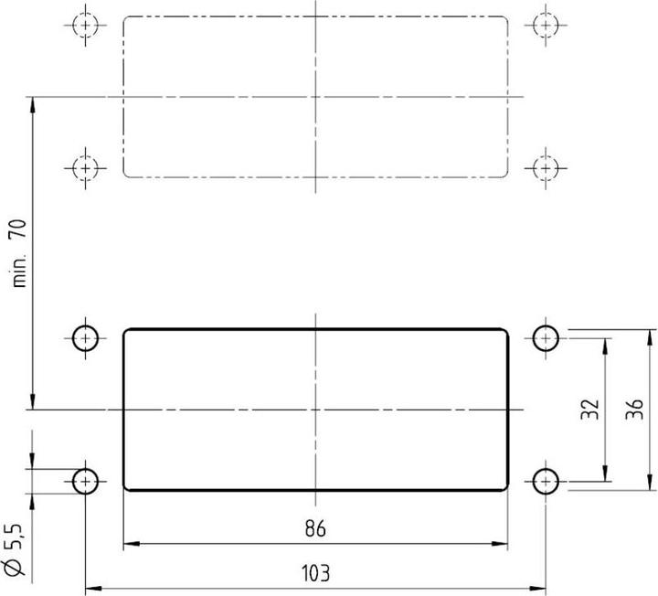 Actual product image Conta-Clip KDSI-SR 8/16 BK Cable bushing Polyamide 6.6 Black 1 pc. (Cable conduit, 12.60 cm)