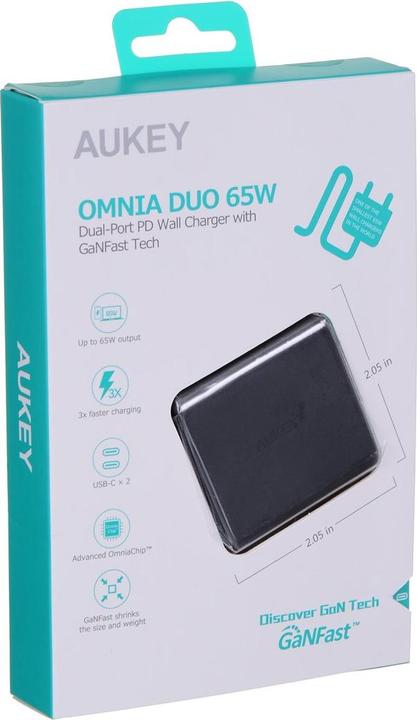Produktbild Aukey Omnia PA-B4 GaN Charger (65 W)