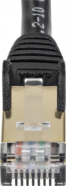 Image du produit StarTech Câble de brassage Cat6a 0.5m Black (STP, CAT6a, 0.50 m)