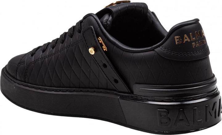 Immagine prodotto Balmain b-court leather sneakers with diamond embossing (38)