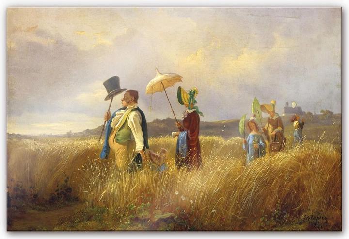 Produktbild Trenddeko Spitzweg - Der Sonntagsspaziergang (100 x 70 cm)
