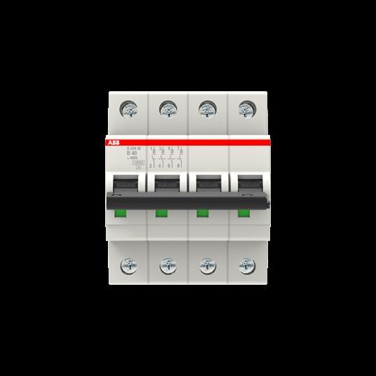 Image du produit ABB S204M-B40 Disjoncteur B-Char.,10kA,40A,4P S204M-B40