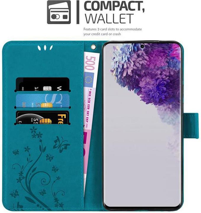 Actual product image Cadorabo Flower Book Cover (Samsung Galaxy S20 Ultra)
