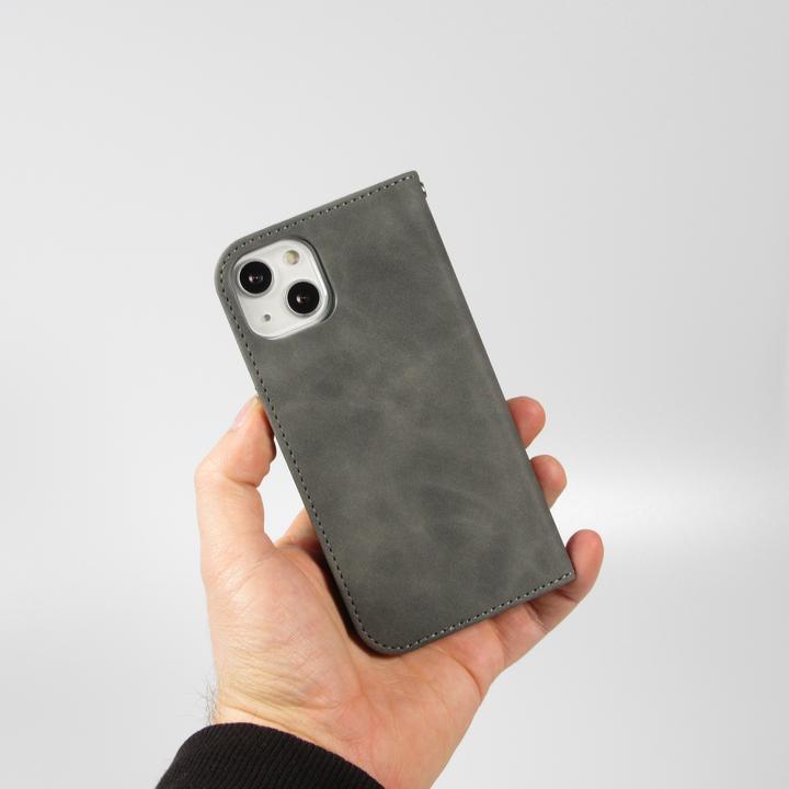 Produktbild PhoneLook Leder Tasche Flip Wallet vintage mit Magnetverschluss und Kartenhalter (Apple iPhone 13)