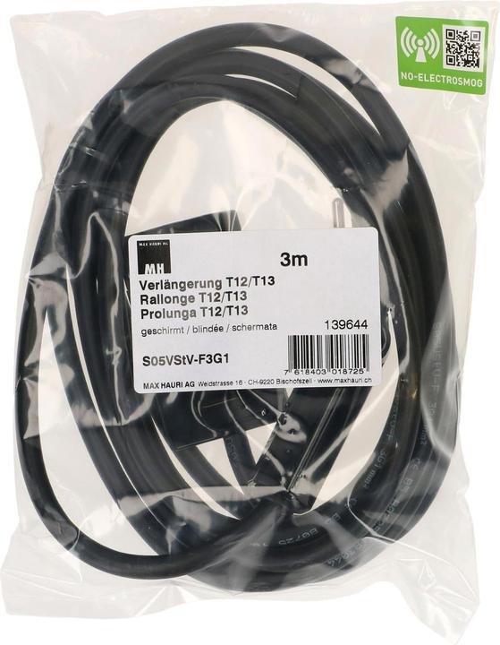 Produktbild Max Hauri Elektrobiologie MHAG S05VStV-F3G1.0 geschirmt (3 m, Typ 13)