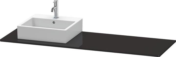 Duravit Consolle XSQUARE 16x1600x550mm con uscita a luce fissa bw lucido