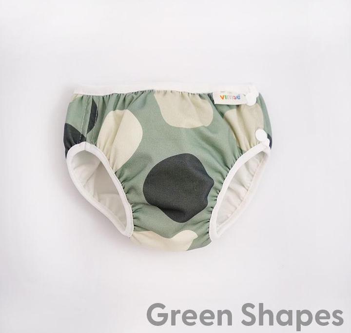 Image du produit ImseVimse Couche de bain L 9-12 Kg - Formes vertes (Taille L, Pack, 1 pièce(s))