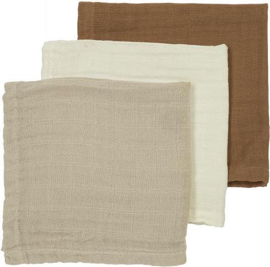 Meyco Pre-washed Musselin Spucktücher 3-Pack (30 cm, 30 cm)