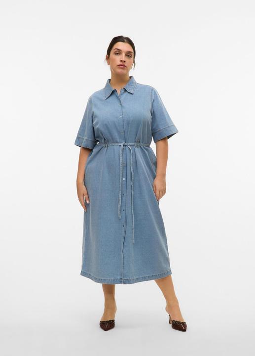 Actual product image Vero Moda VMCMELINDA Langes Kleid Jeanskleid (50)