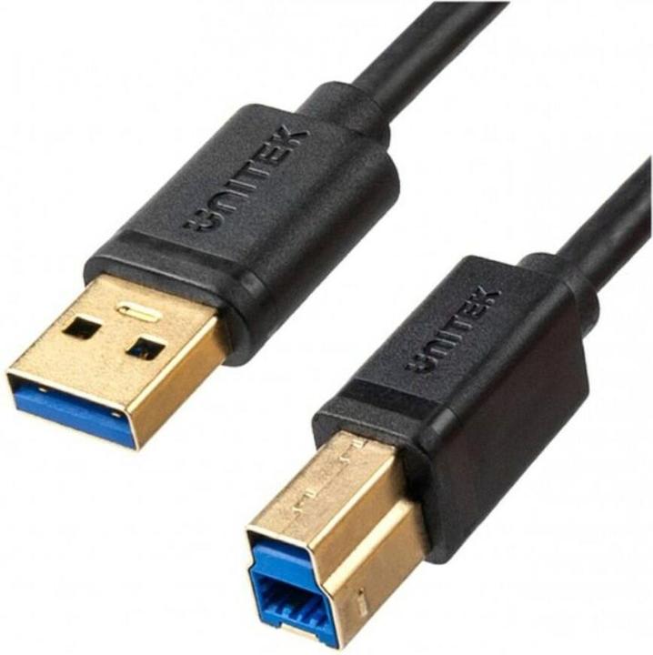 Produktbild Unitek C14095BK USB-A auf USB 3.0 Drucker Kabel 2m (2 m, USB 2.0)